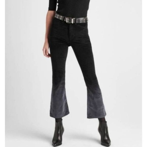 Hudson Holly High Rise Crop Flare in Black/Gray Ombre size 30 NWT - Picture 1 of 14